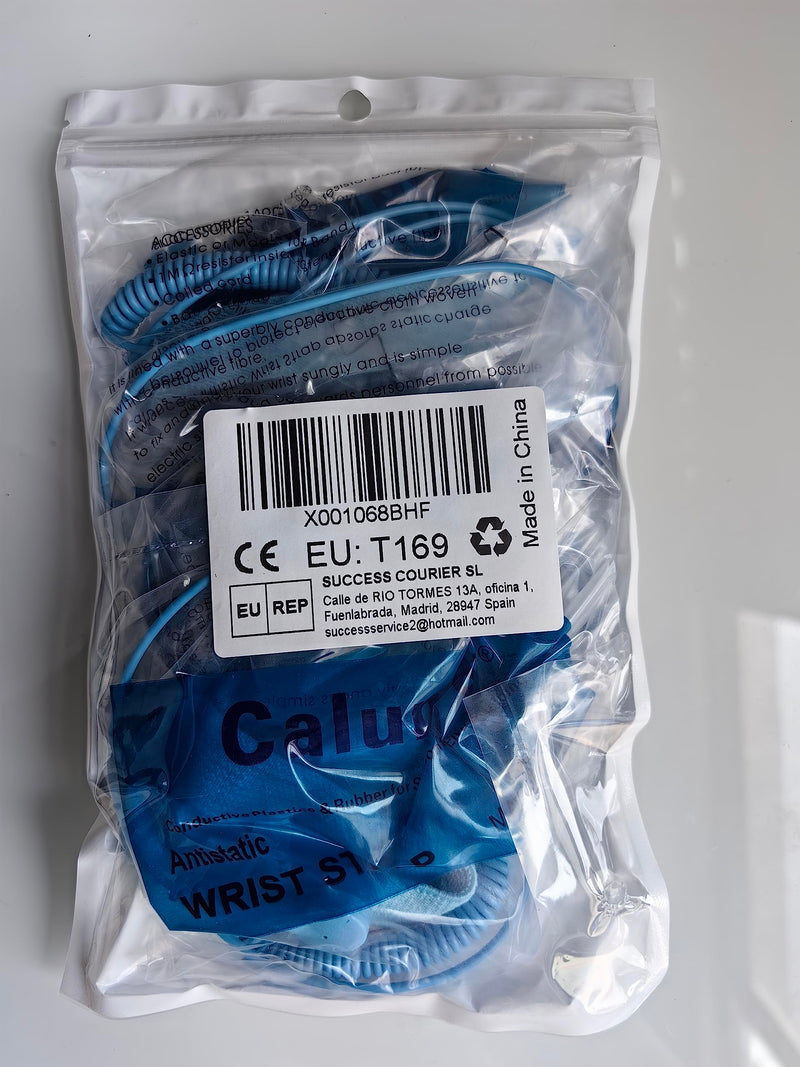 GTIWUNG Pack of 4 anti-static wristbands, anti-static bracelet, grounding bracelet, wrist strap, anti-static wrist strap, reusable anti-static wristbands with ground cable and crocodile clip - NewNest Australia