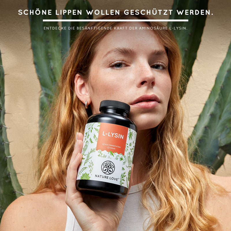 L-Lysine, 365 Vegan Capsules, High Dose With 1000 Mg Per Daily Dose, From Vegetable Fermentation, 6 Months Range, Laboratory-Tested, Without Additives And Produced In Germany - NewNest Australia