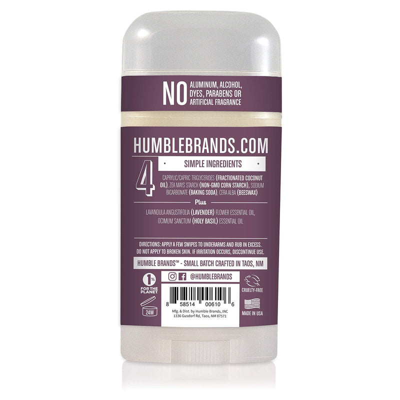 Humble All Natural Deodorant, Aluminum and Paraben Free, Cruelty Free Men’s and Women’s Deodorant, Assorted, 3-Pack 2.5 Ounce (Pack of 3) - NewNest Australia