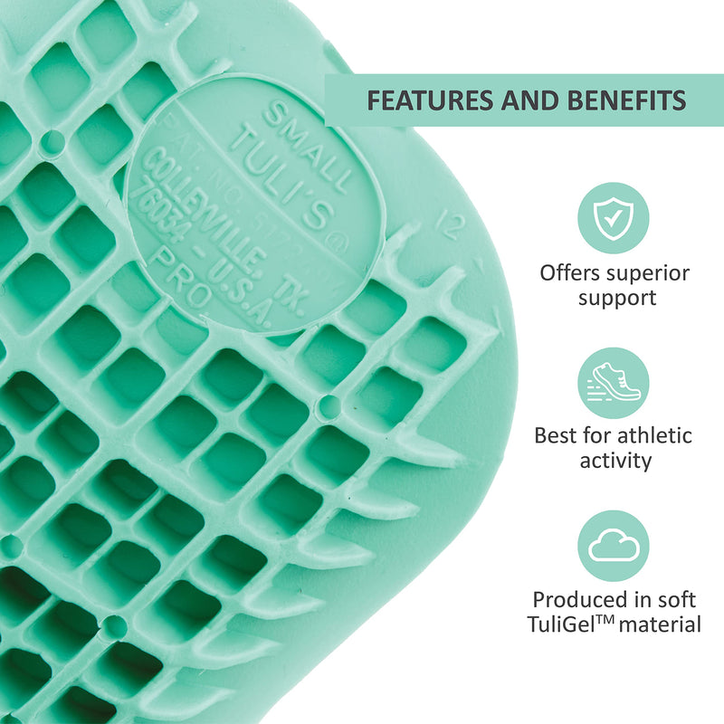 Tuli'S Classic Gel Heel Pads - Thermoplastic Insoles With Multi-Layer Design For Better Shock Absorption - Helps Against Heel Spurs, Plantar Fasciitis, Foot Fatigue - Normal, 15 X 9 X 0.1 Cm - NewNest Australia