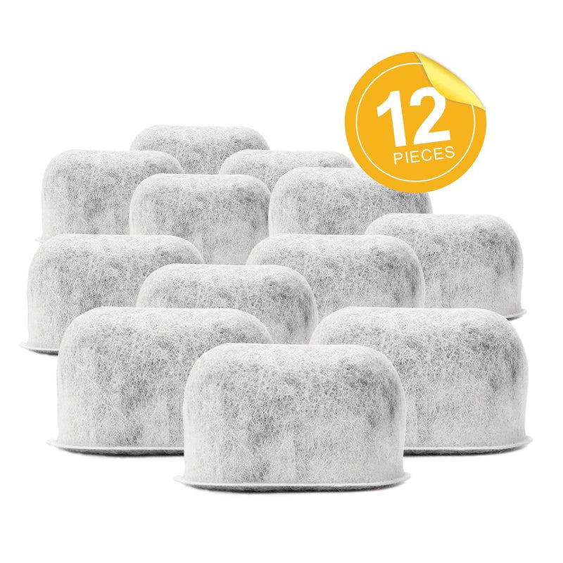 Pack of 12 Replacement Charcoal Water Filters By Housewares Solutions for Keurig Brewers - Keurig Compatible Water Filter Cartridges Universal Fit (NOT CUISINART) for Keurig 2.0 & 1.0 Coffee Makers - NewNest Australia