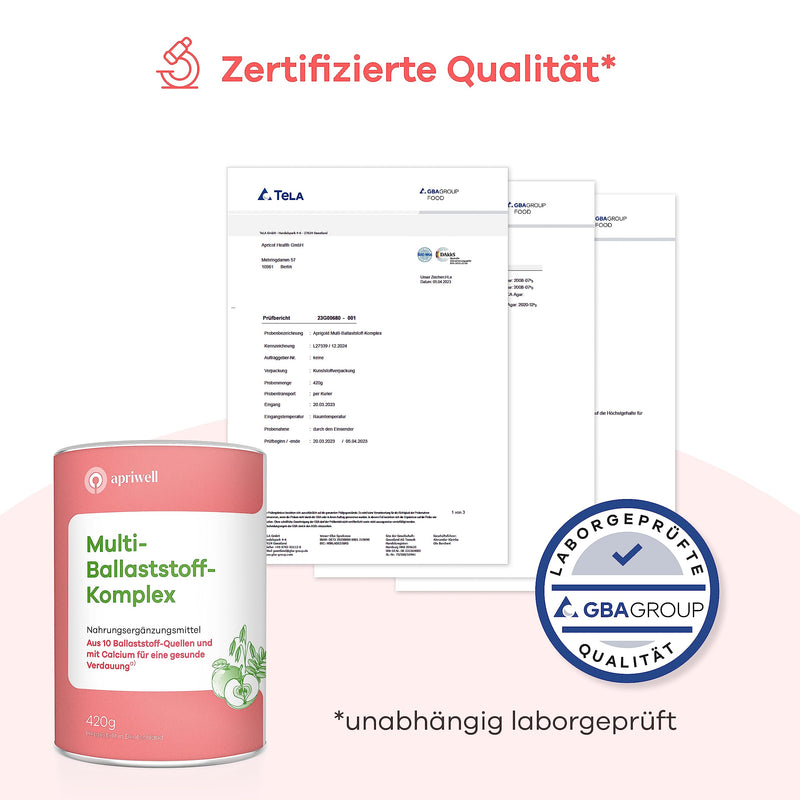 Multi-Fibre Complex (420 G), 10 Premium Fiber And Calcium, Digestion, Intestinal Flora, Immune System, Cholesterol And Blood Sugar, Vegan, Gluten-Free, Lactose-Free - NewNest Australia