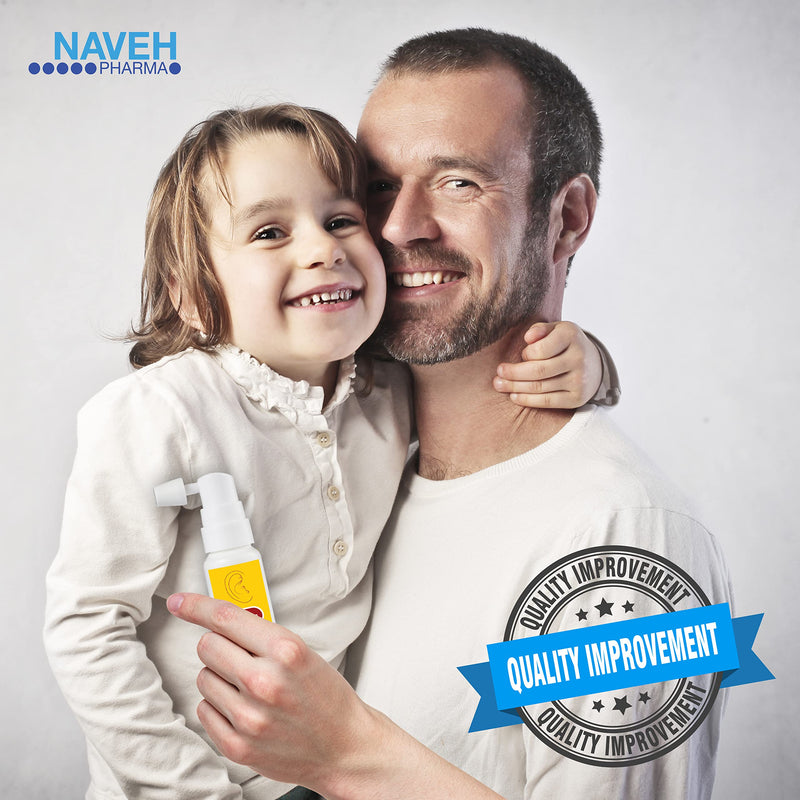 NAVEH PHARMA Dry Ears -Swimmers Ear Drops Spray - Ear Drying Drops for Swimmers Adults and Kids/Remove Water Trapped in Ears and Prevent Pain, Infection, and Hearing Loss (30 ML) - NewNest Australia