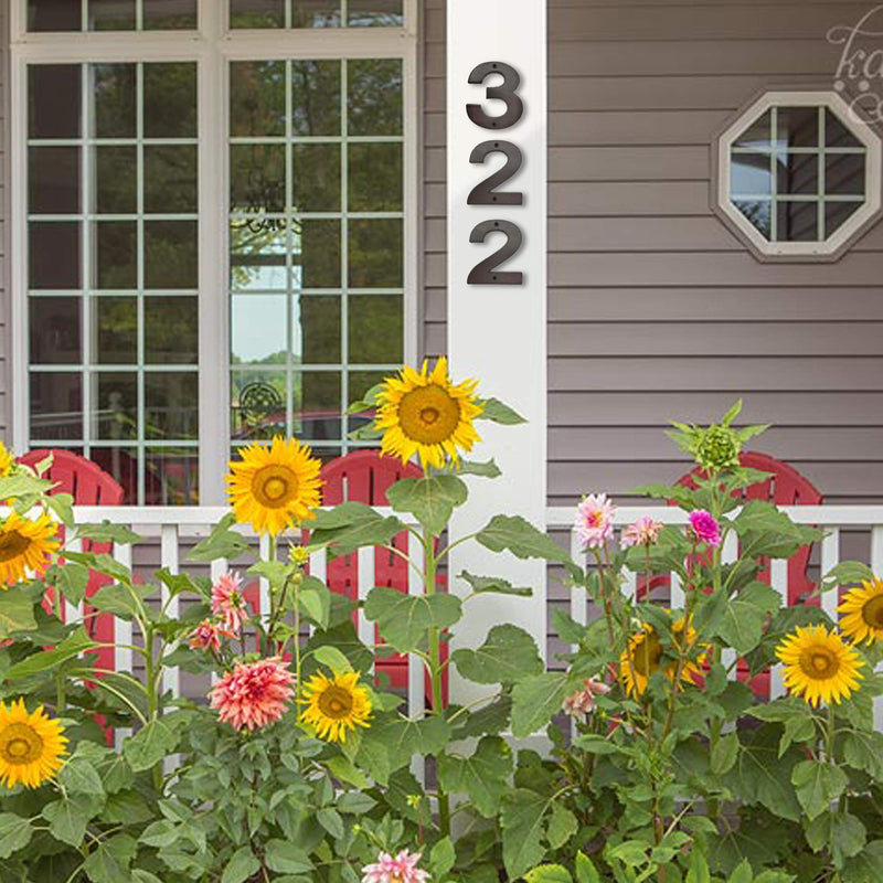 Cast Iron House Numbers-4.9 Inch High Home Address Numbers/Mailbox Numbers, Number 0 - NewNest Australia