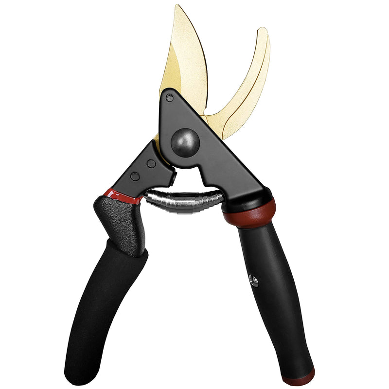 Gonicc 8" Professional Rotating Bypass Titanium Coated Pruning Shears(GPPS-1014), Secateurs, Scissors, Pruners with Heavy Duty SK5 Blade. Soft Cushion Grip Handle for Everyone. - NewNest Australia