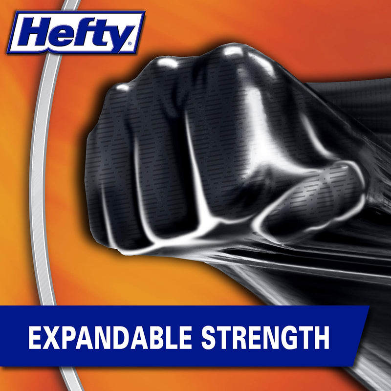 Hefty Ultra Strong Multipurpose Large Trash Bags, Black, Unscented, 30 Gallon, 14 Count Unscented - 14 Count - NewNest Australia