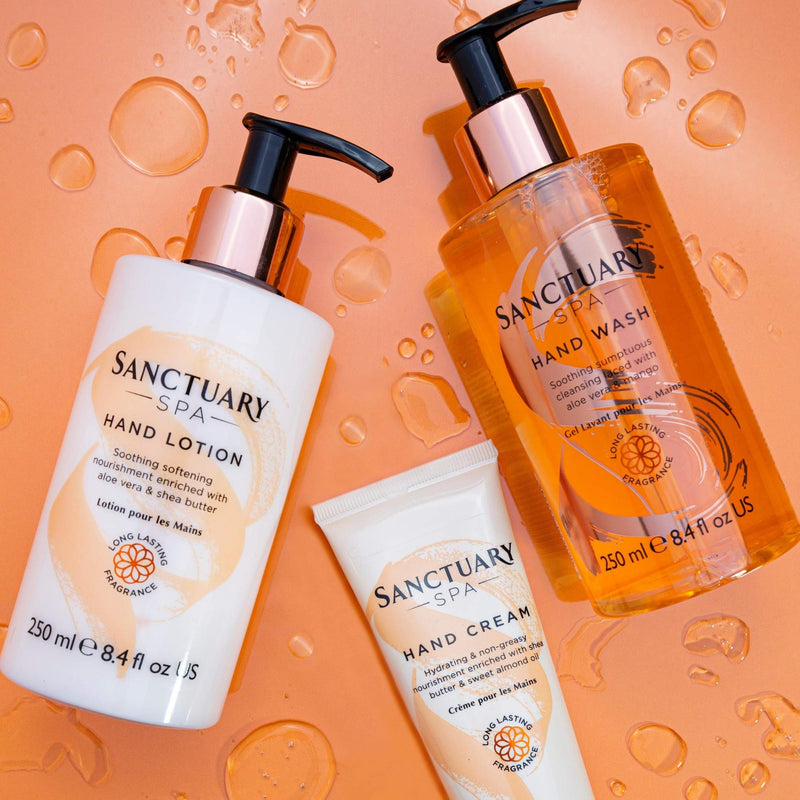 Sanctuary Spa Hand Lotion with Pump, Vegan Hand Cream, Cruelty Free, 250 ml - NewNest Australia