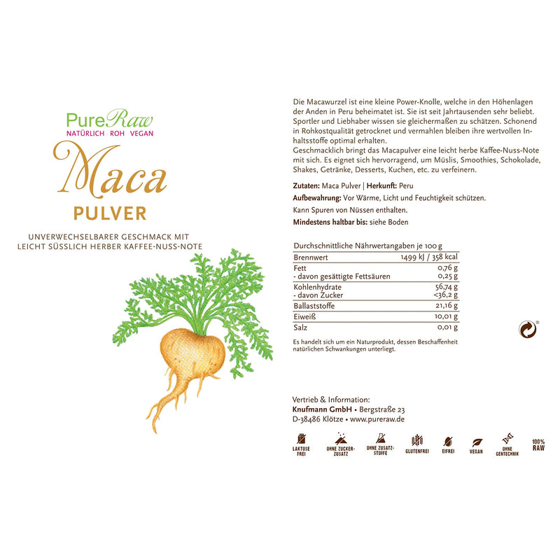 Maca Powder Mix Yellow Black Red Purple (Vegan Raw Food) Maca Root 100% Pure No Additives - Superfood for Power Smoothies - Raw Maca Root Powder Mix Yellow Black Red Purple | PureRaw 1 kg - NewNest Australia