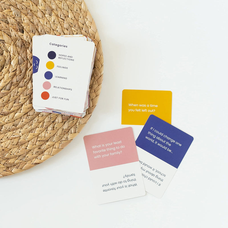 Kids Reflection Cards - A Deck of question Cards Designed for Kids to Engage Young Minds by Sharing Stories, expressing Feelings, and Revealing Hopes and Dreams. - NewNest Australia