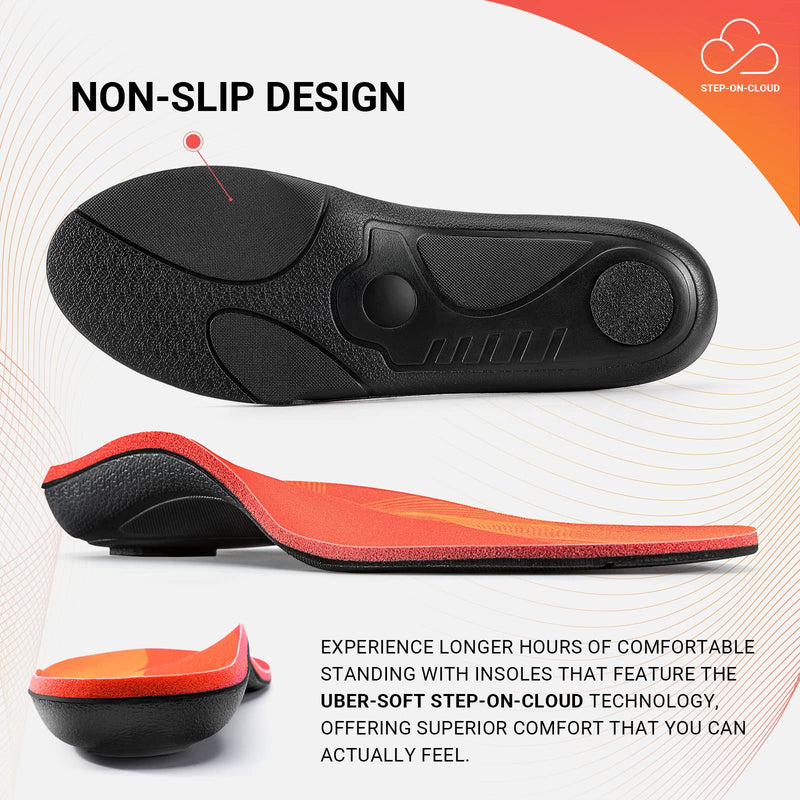 PCSsole comfort insoles work shoes for heel spurs, plantar fasciitis and flat feet - orthopedic insoles that are particularly soft and comfortable and for men and women. EU43-44(28cm) - NewNest Australia