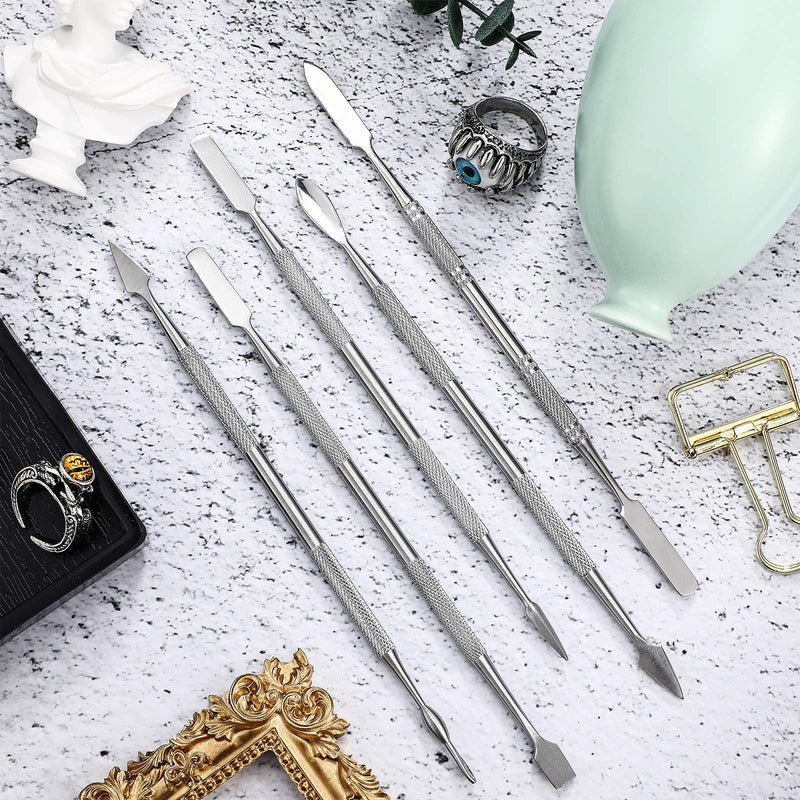 5 Pieces Miniature Sculpting Tools Set Mini Stainless Steel Double-Headed Tool for Model and Convert Plastic, Resin and Metal Tabletop War Game Miniatures Models - NewNest Australia