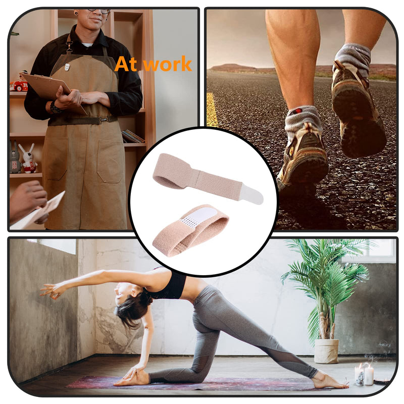 Pack of 10 hammer toe splint bandage, hammer toe corrector, toe separator, toe splint, toe bandages for correcting hammer toes, broken toes, crooked toes - NewNest Australia