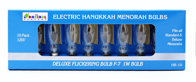 NewNest Australia - Flickering Flame Shaped Bulbs Menorah Replacement Bulbs (10-Pack) 