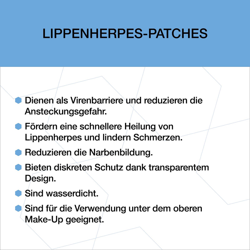 Liavince Lip Sore Patches, 15 Round Herpes Plasters 15 Mm, Transparent, Gelatin-Free, Waterproof, Pain Relief, Faster Healing, Virus Barrier, Reduce Scarring - NewNest Australia