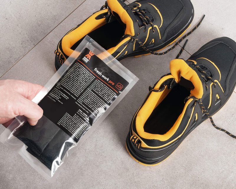 Fresh Work Pro Shoe Odor Eliminator and Deodorizer Sachets, 2 Pack, Reusable Insert for Shoes, Boots, and Footwear, Absorbs Sweat and Moisture for Clean, Dry Support - NewNest Australia