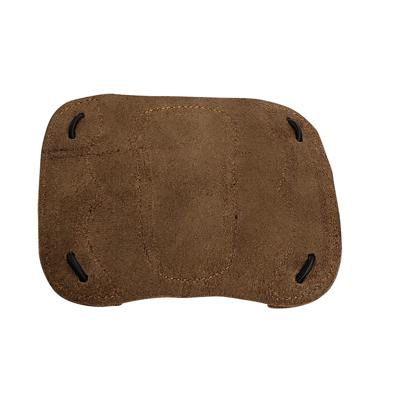 SAS Leather Traditional Arm Guard with Stretch Cord and Button Hook Armguard for Archery Bow Range Longbow Recurve Bow Small-5.75"x4.75" - NewNest Australia