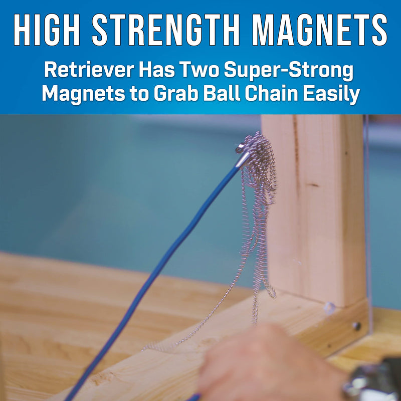 Jonard Tools MRS-24 MagneTriever™ Magnetic Retrieval System Kit with Flexible Magnetic Retriever, Retrieval Hook, & Ball Chain - NewNest Australia
