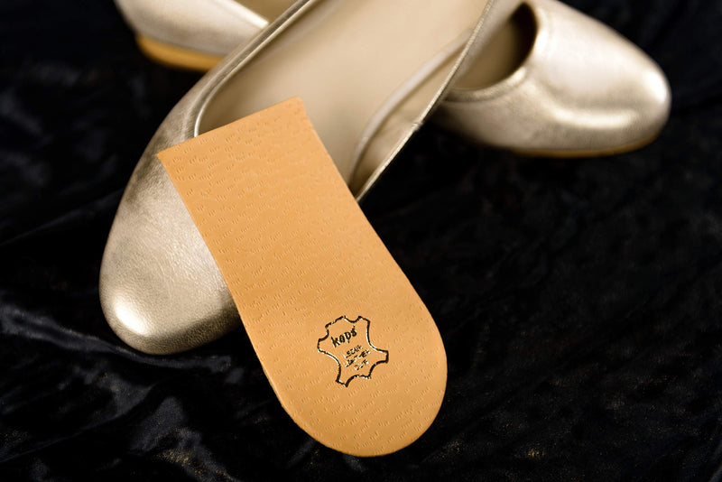 1 x Heel Raise, Heel Lift Elevator, Heel Pad, Orthotic Wedge, Many Widths and Heights, Leather Cover, Kaps Topmed Plus, Supplied to NHS, 1 Piece (Height 30 mm / 1.2 inch - Size M) height 30 mm / 1.2 inch - size M - NewNest Australia