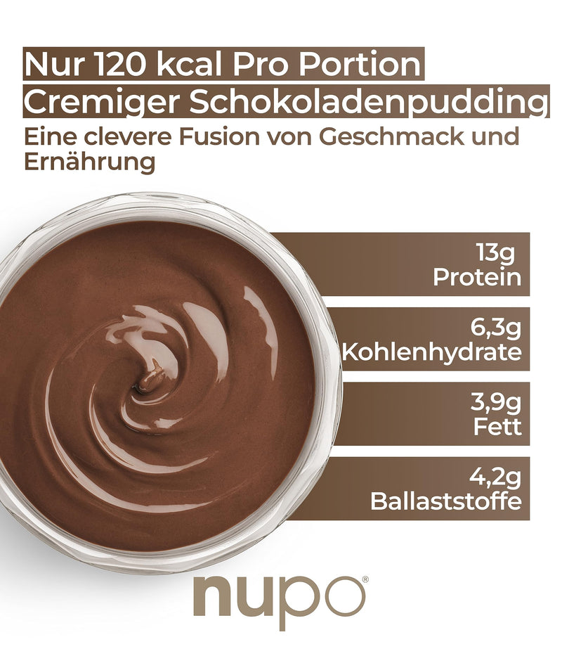 NUPO® Diet Meal Replacement extreme [Chocolate Pudding - 12 portions] - Low calorie diet & GMO free - Complete meal replacement for weight loss - Food replacement - Food replacement for weight loss chocolate - NewNest Australia
