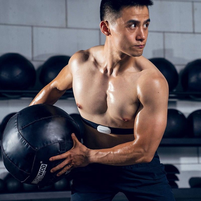 Coospo Bluetooth Heart Rate Monitor Chest Strap,ANT+ BLE HR Monitor Chest, HRM IP67 Waterproof, Use for Running Cycling Gym and Other Sports - NewNest Australia