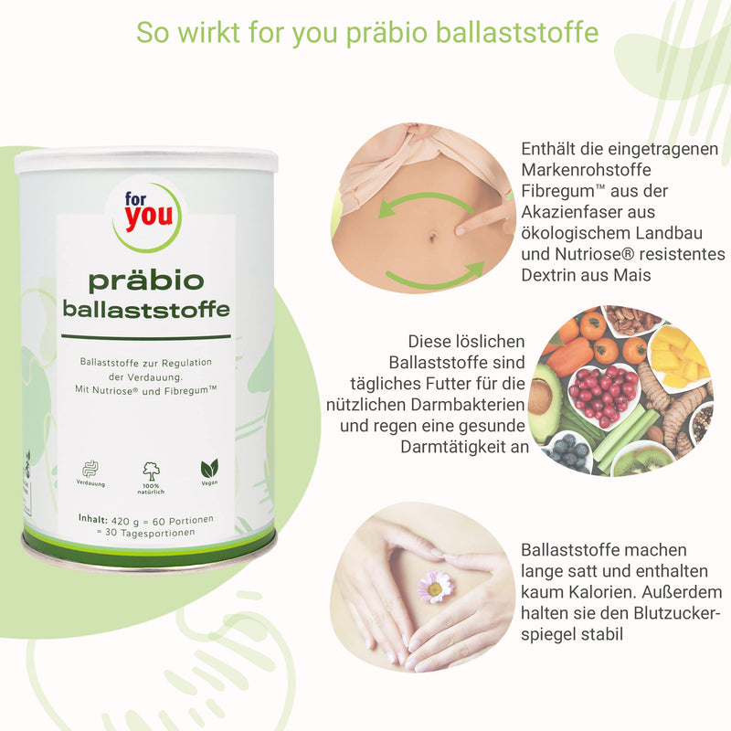 Prebio Fiber 420G | Combination Of Highly Soluble Vegetable Fiber Made From Acacia Fiber And Resistant Extrinse I 100% Natural Prebiotic For The Intestine And Digestion - NewNest Australia