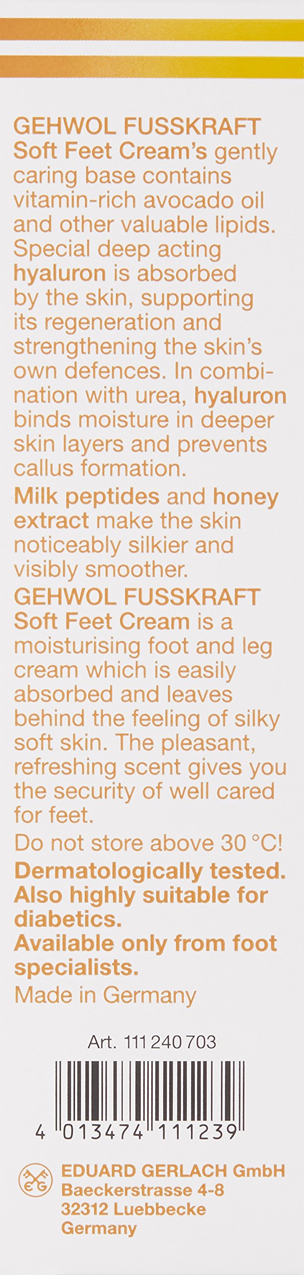 Fusskraft Soft Feet Creme With Milk & For Feet & Legs 4.4 Oz - NewNest Australia