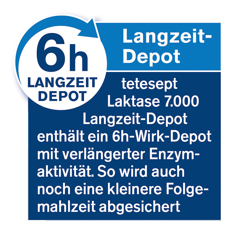 tetesept Lactase 13,000 - lactase tablets for lactose intolerance - dietary supplement with immediate effect & 6h long-term depot - 1 can of 40 pieces of Lactase 13,000 new - NewNest Australia