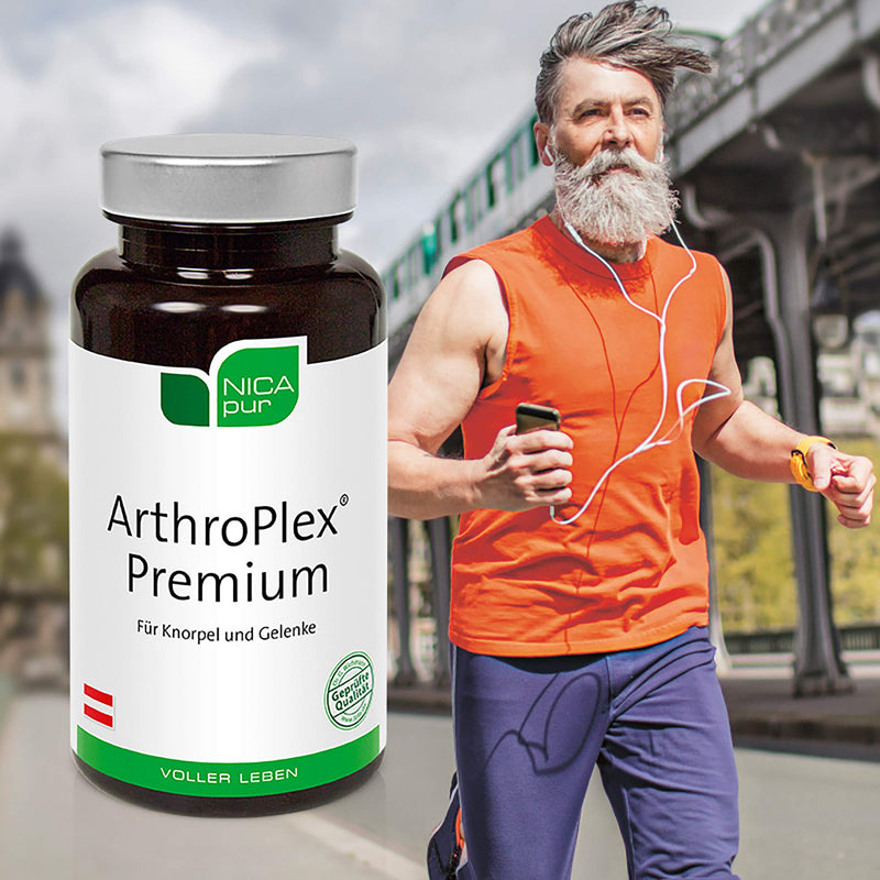 Nicapur Arthroplex Premium, For Cartilage And Joints, With The Special Complex Actijoy, Vitamins C And D, Manganese And Incense Extract, Pure Substance Without Additives, 60 Capsules - NewNest Australia