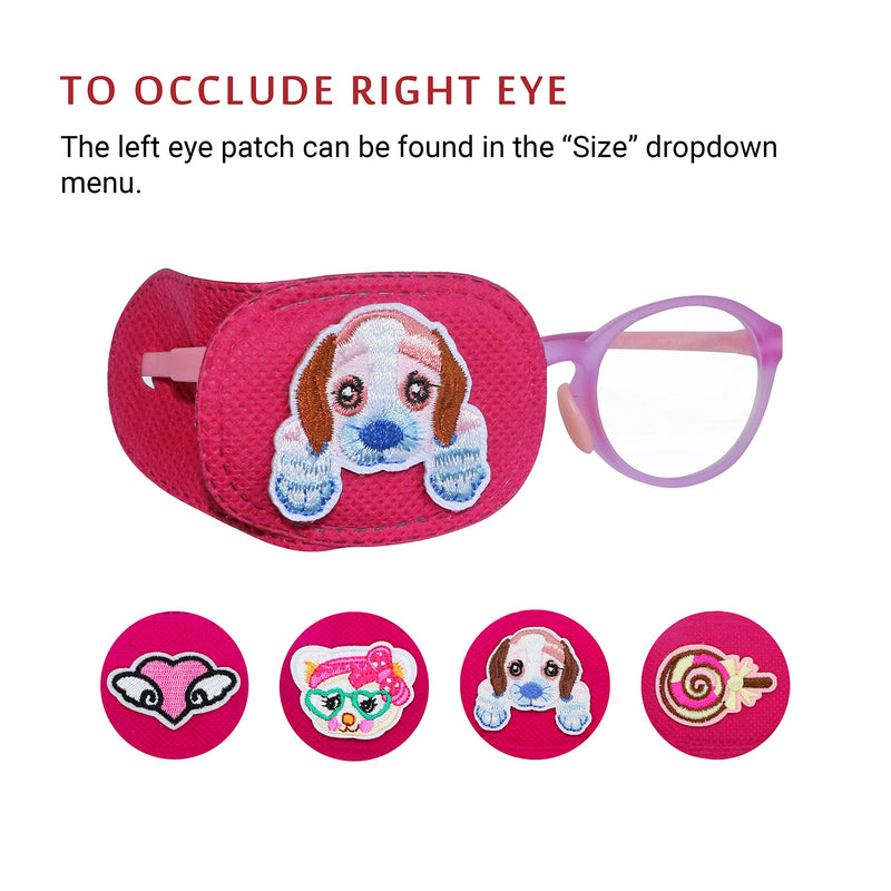 Astropic 4Pcs Right Eye Patches for Kids Glasses (Pink) - NewNest Australia