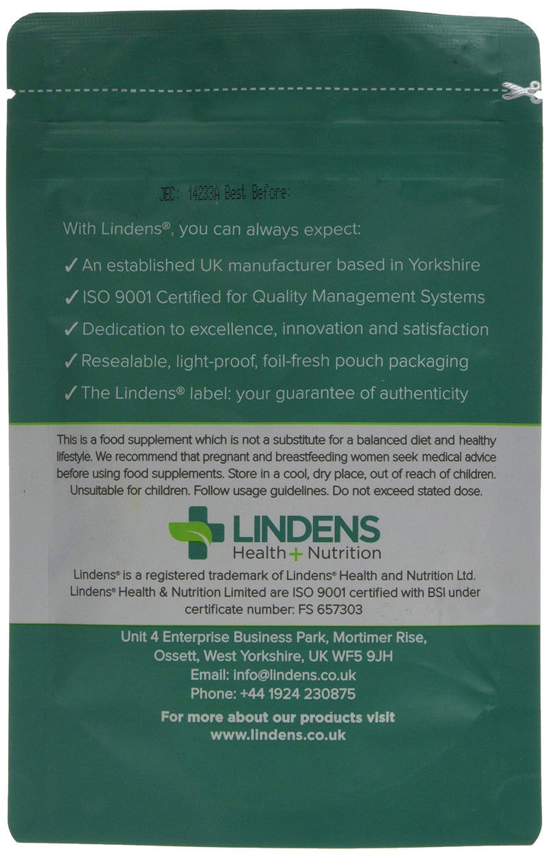 Lindens Folic Acid 400mcg - 240 Vegan Tablets - Pregnancy, UK Made to GMP | Immune Health, Energy and Vitality, Blood Formation, Psychological Function, Amino Acid | Made in the UK, Letterbox Friendly - NewNest Australia