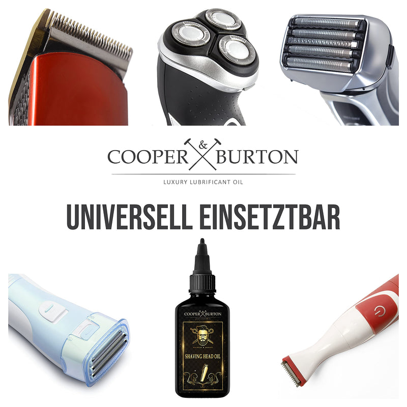 Shaver head oil & precision mechanics oil 50 ML clipper oil for hair clippers, hair cutting blades, beard trimmers & trimmers Razor & Safety Razor Oil | COOPER & BURTON light engine oil - NewNest Australia