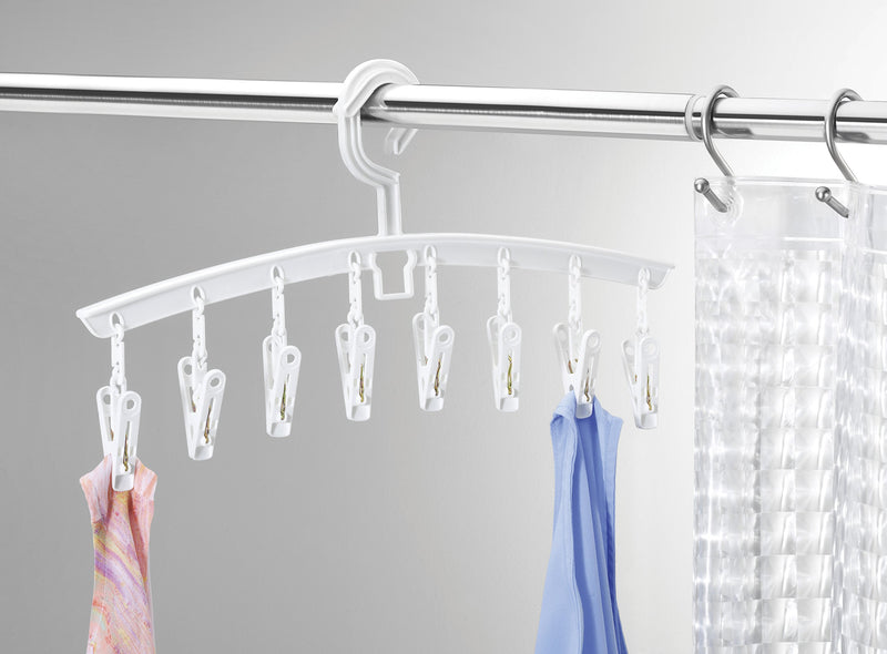 NewNest Australia - Whitmor Clip & Drip Add-On Hangers -White - Set of 3 White 