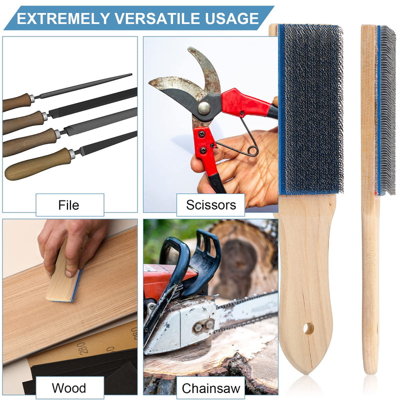 File Card Brush Steel Card File Brush Cleaner Remove Chip Metal Bits Cleaning 8.26 Inch Length, 2 Pieces - NewNest Australia