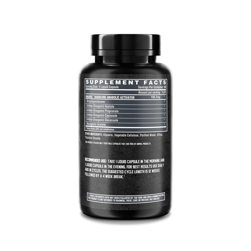 Nutrex Research Anabol Hardcore Anabolic Activator, Muscle Builder and Hardening Agent, 60 Pills - NewNest Australia