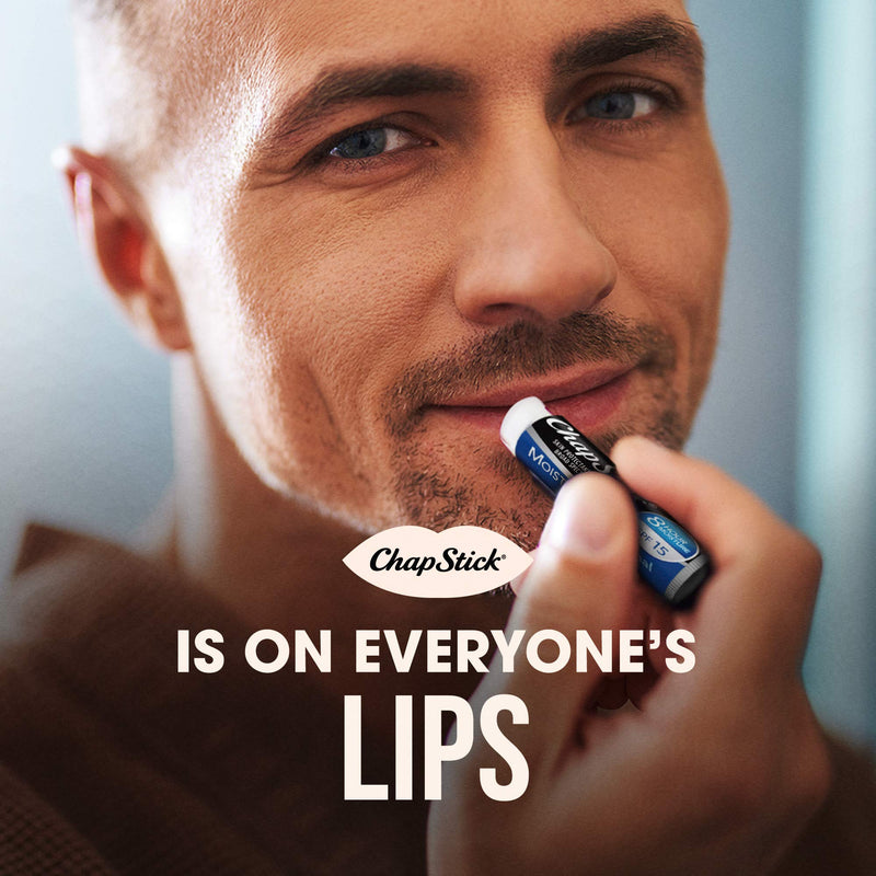 ChapStick Moisturizer Original Lip Balm Tubes, SPF 15 and Skin Protectant - 0.15 Oz (Pack of 3) - NewNest Australia