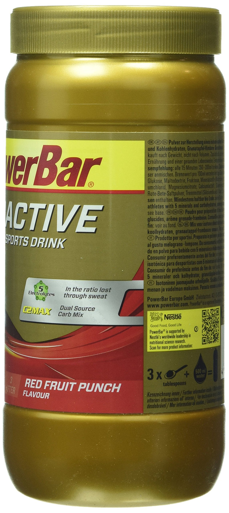 Isotonic Electrolyte Powder With 5 Minerals, Dextrose And Maltodextrin - Refreshing Drink With Sodium, Chloride, Potassium, Magnesium And Calcium - 600G Red Fruit Punch - NewNest Australia