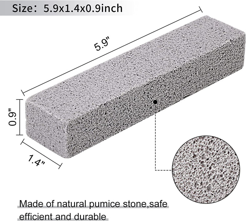 Cleaning Block Toilet, Pack Of 10 Pumice Stone For Toilet, Pumice Stone Cleaning Stone, Toilet Cleaning Stone, Blocks Pumice Stone For Toilet, For Barbecue, Kitchen - NewNest Australia