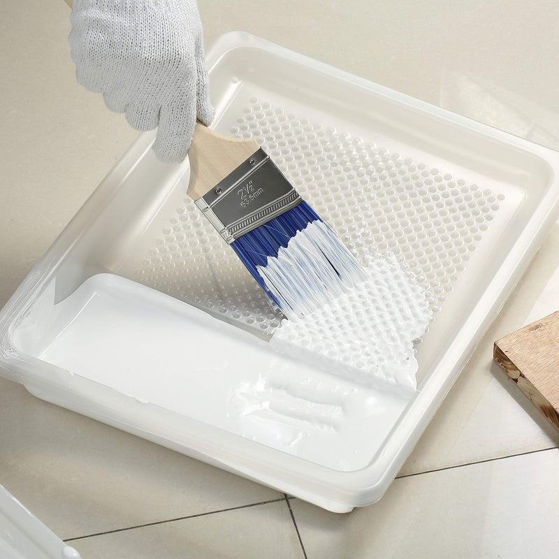 Bates- Paint Tray Liner, 9 Inch, 10 Pack, Paint Roller Tray, Paint Trays, Disposable Paint Tray, Plastic Paint Trays, Paint Pans Trays, Paint Supplies for House Painting, Painting Tray, Roller Tray - NewNest Australia