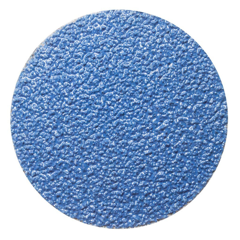 Benchmark Abrasives 2" Self-Sharpening Zirconia Quick Change Sanding Discs with a Male R-Type Backing Pad 2" Mandrel 80 Grit - 25 Pack - NewNest Australia