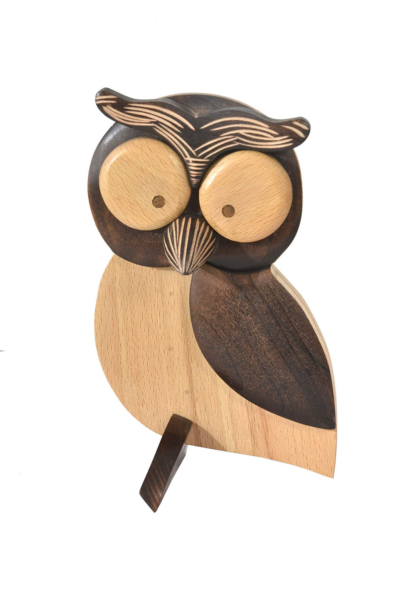 NewNest Australia - Artistic India - Handmade Wooden Spectacles Eyeglass Holder/Stand(for Desktop/Table Display Item) 