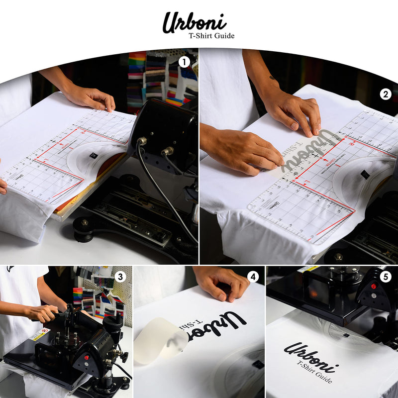 Tshirt Ruler Guide for Vinyl Alignment, T shirt Rulers to Center Designs, T shirt Alignment Tool Vinyl Placement, Tshirt Guide Ruler for Heat Press, Tee Shirt Ruler for Vinyl Alignment and Measurement 1 Pack - NewNest Australia