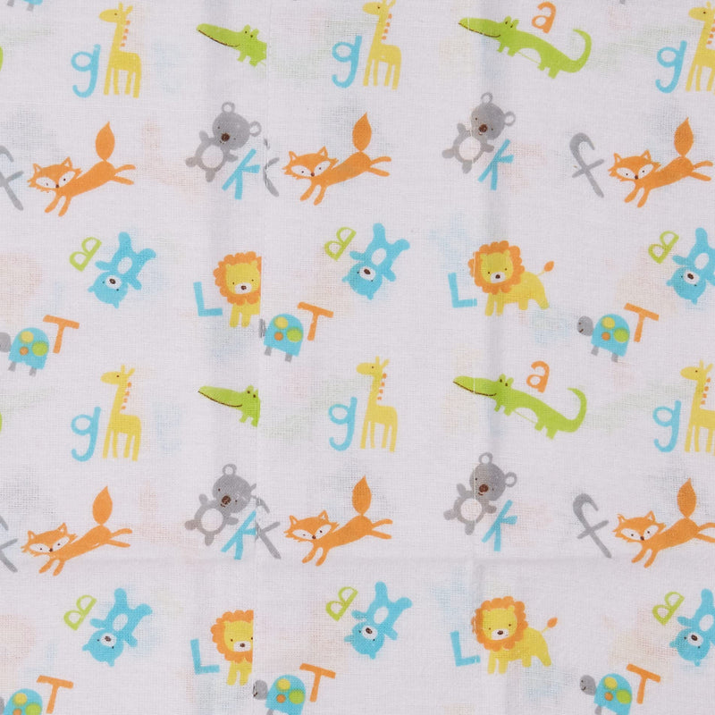 Luvable Friends Unisex Baby Cotton Flannel Burp Cloths, Abc, One Size - NewNest Australia