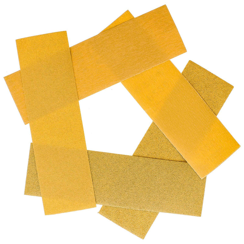 Dura-Gold - Premium - Variety Pack (60,80,120,150,220) - Detail Hand Sanding Hook & Loop Sandpaper Sheets 9" x 2-2/3" for Automotive & Woodworking - Box of 25 Variety Pack 1 - NewNest Australia