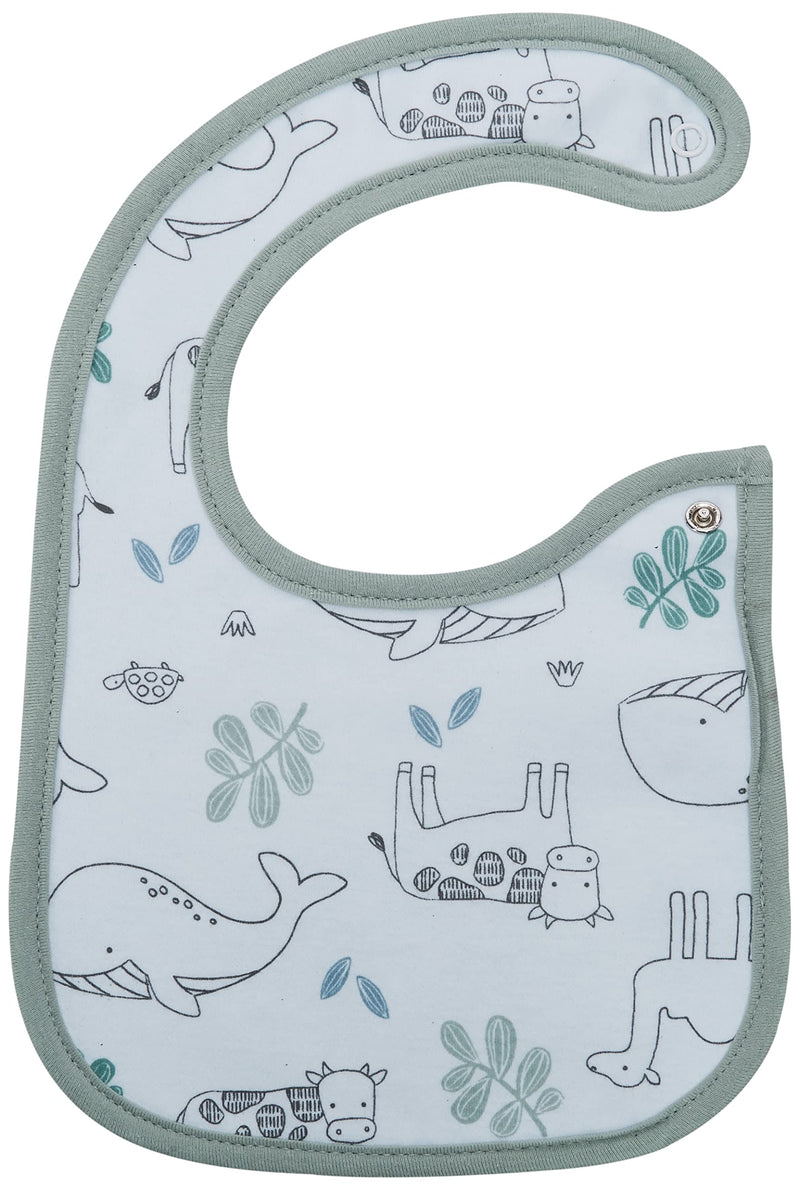 Simple Joys by Carter's Unisex Babies' Teething Bibs, Pack of 7 One Size Avocados/Animal Print/Rainbow - NewNest Australia