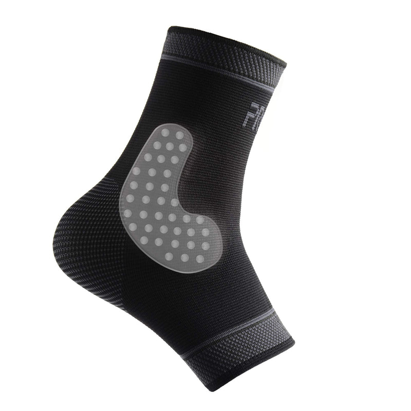 Protle Foot Socks Ankle Brace Compression Support Sleeve with Silicone Gel - Boosts Recovery from Joint Pain, Sprain, Plantar Fasciitis, Heel Spur, Achilles tendonitis Small Pair-Black - NewNest Australia