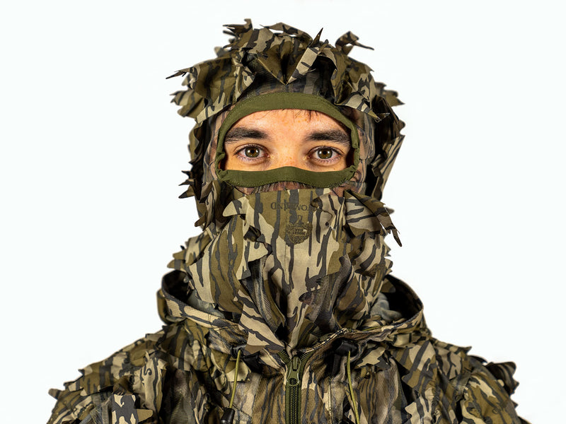 North Mountain Gear Mossy Oak Camouflage Leafy Hunting Face Mask - Breathable - Lightweight - Unisex BOTTOMLAND - NewNest Australia