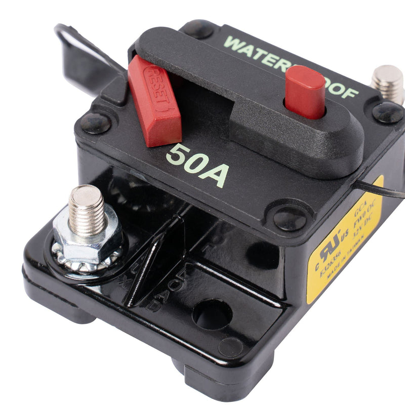 Newport Vessels Waterproof Premium Circuit Breaker for Trolling Motor 50 Amp - NewNest Australia
