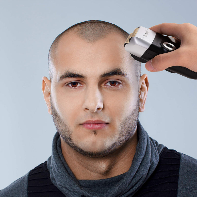 KEMEI Foil Shaver for Men Electric Razor with Bald Shaving Cordless Electric Shaver with LED Display Black - NewNest Australia