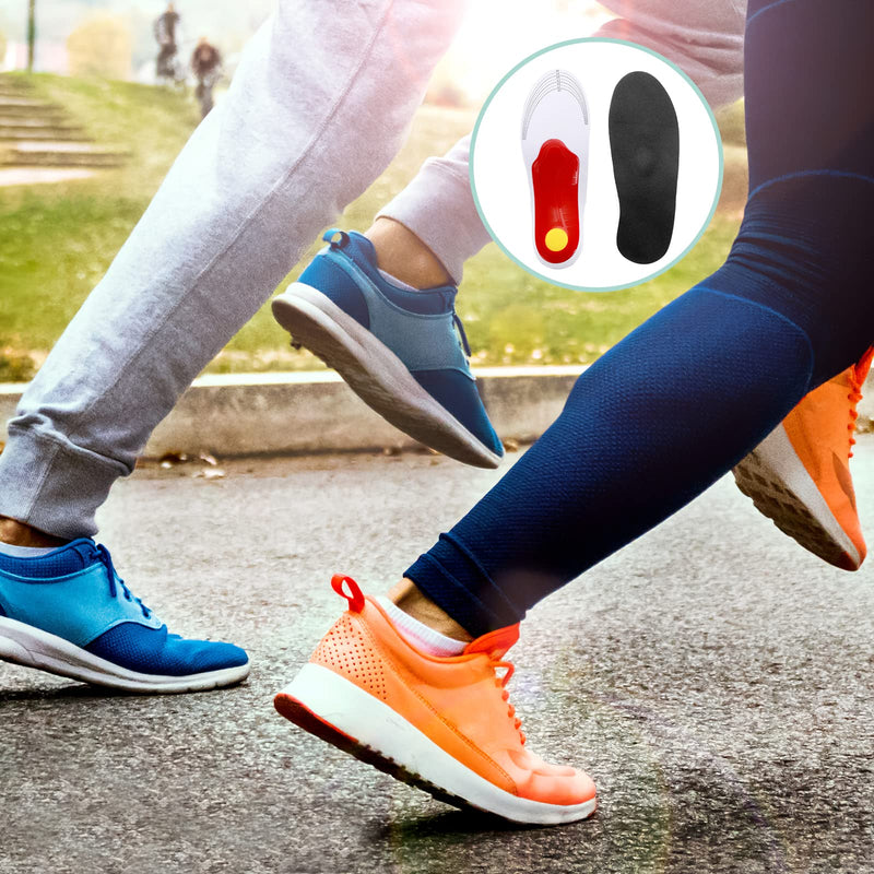 Wllhyf Arch Support Orthopedic Shoe Insoles, Shock-Absorbing Insoles, Comfortable Replacement Insoles For Men, Women, Flat Feet, Plantar Fasciitis, Relieve Foot Pain (Men Eu 40.5-46) - NewNest Australia
