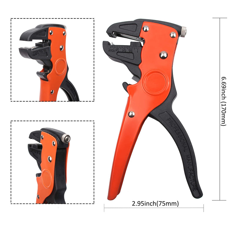 Wire Stripper,Yangoutool Automatic Wire Stripping Tool and Wire Stripper Tool 2 In 1 for Flat Ribbon Wire and Electrical or Automotive Repair - NewNest Australia